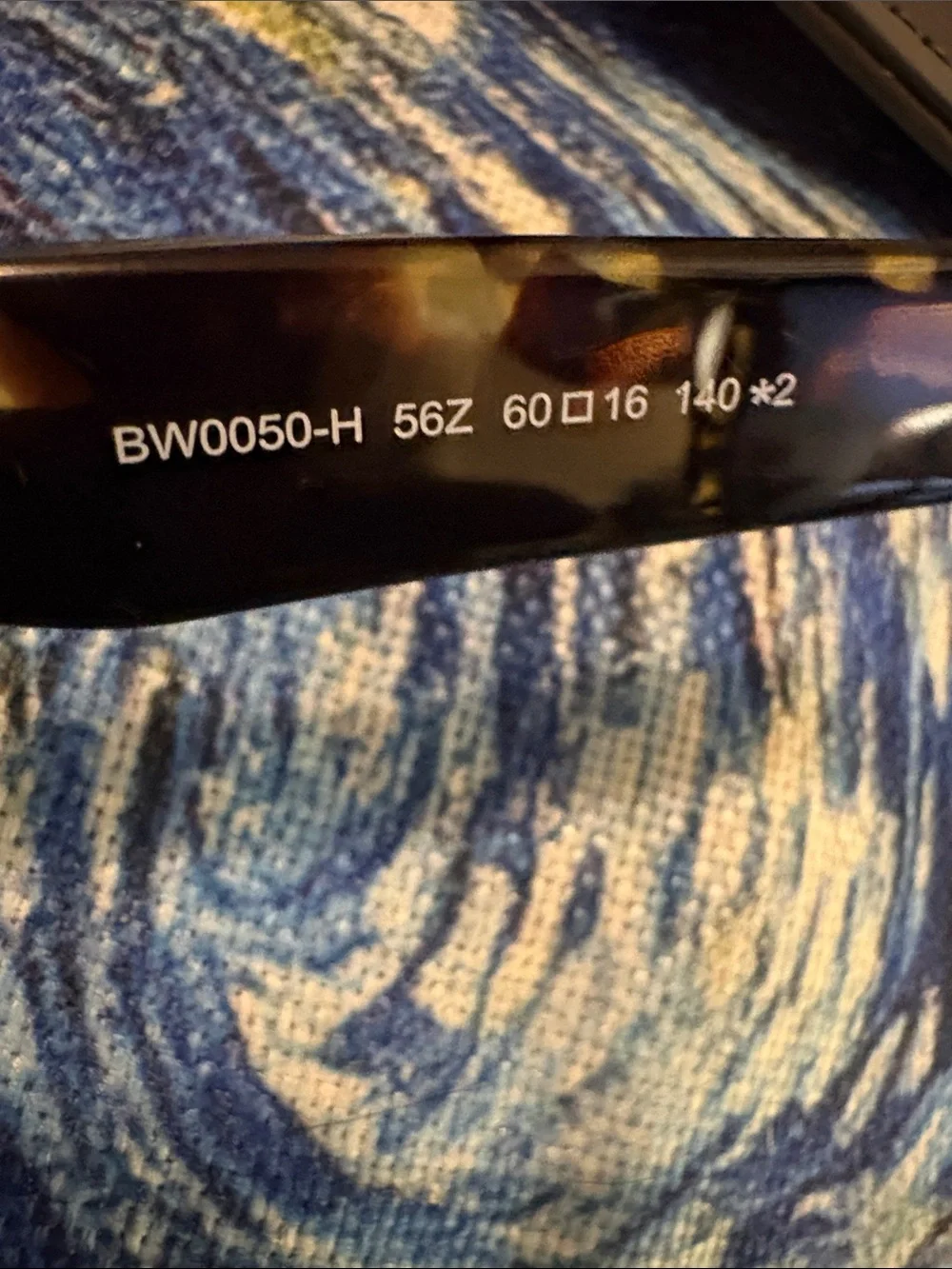 NWOTS BMW  Tortoiseshell Frame Sunglasses with Purple Lenses